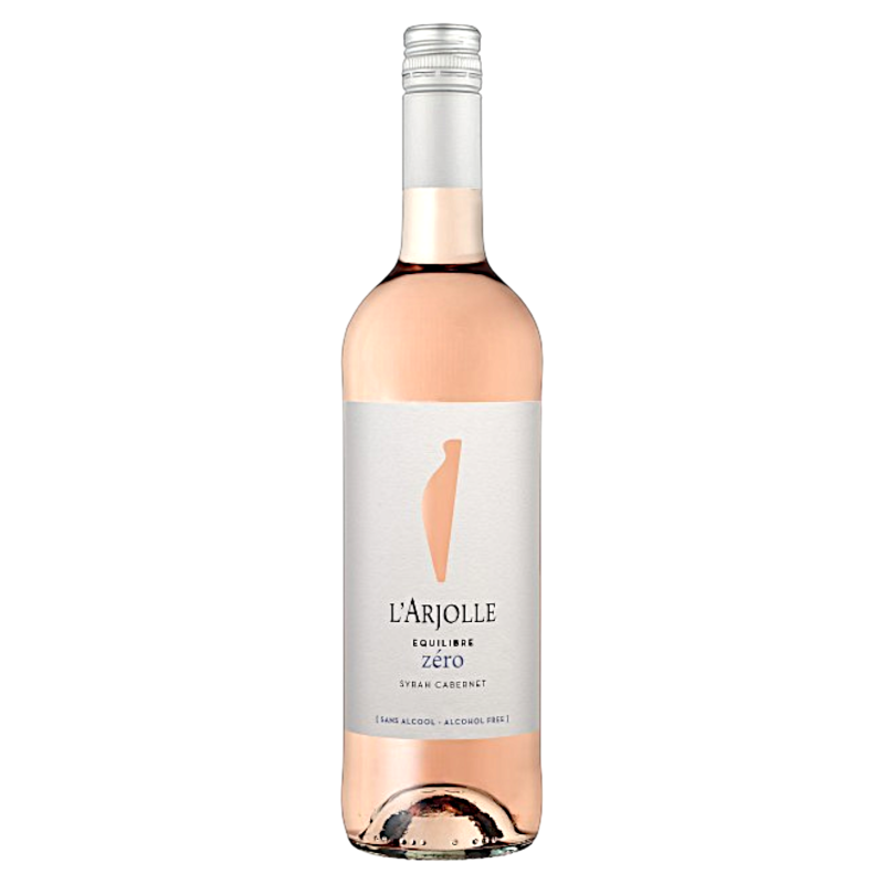 L'Arjolle vin rosé sans alcool, cuvée Equilibre Zéro