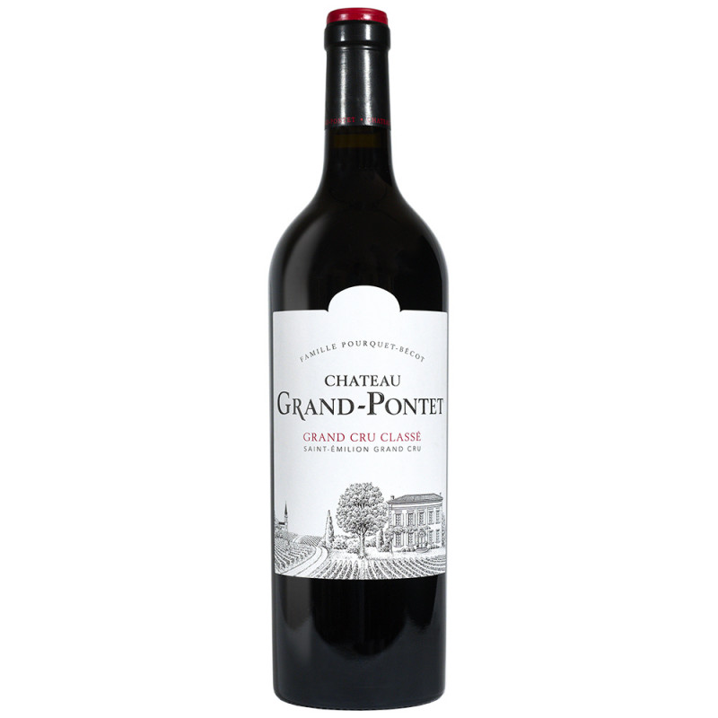 Vin rouge de Saint-Emilion château Grand-Pontet 2017
