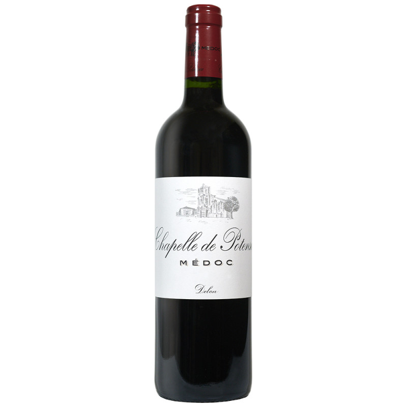 Vin rouge du Médoc Chapelle de Potensac 2019