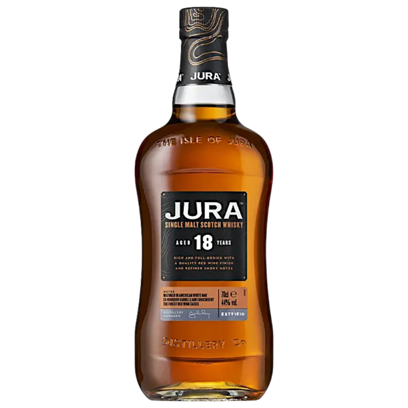 Whisky Single Malt d'Ecosse, Jura 18 ans