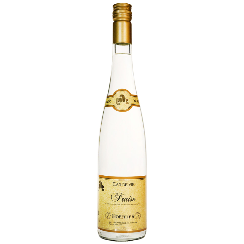 Eau-de-vie à base de fraises Distillerie Hoeffler Alsace