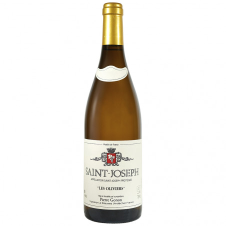 Le vin blanc biologique de Saint-Joseph Pierre Gonon cuvée Les Oliviers Le vin blanc biologique de Saint-Joseph Pierre Gonon cuvée Les Oliviers