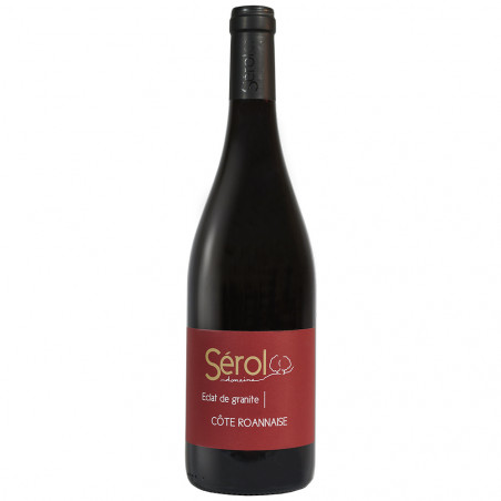 Vin rouge Côte Roannaise Domaine Sérol cuvée Eclat de granite
