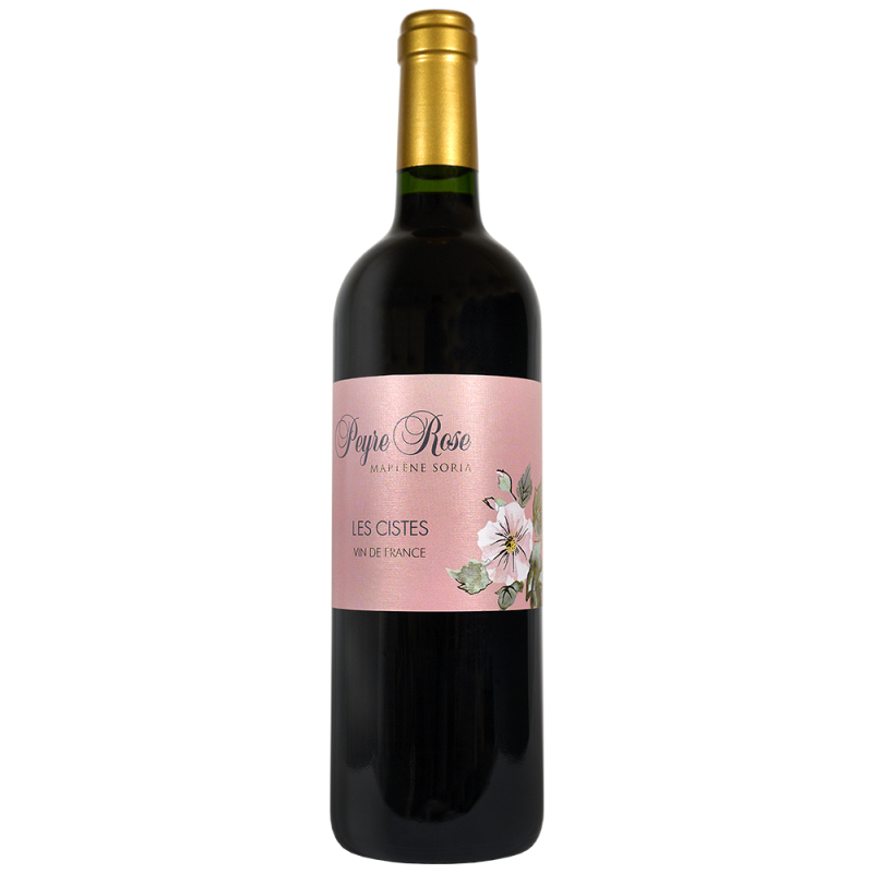 Vin rouge biologique du Languedoc Peyre-Rose Les Cistes 2015