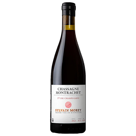 Vin rouge de Chassagne-Montrachet domaine Sylvain Morey Champs-Gains 1er cru