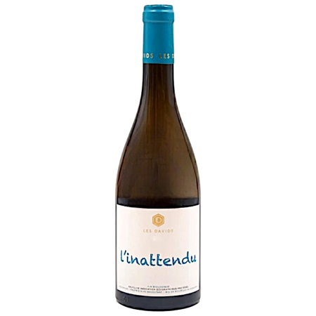 Vin blanc bio du Luberon L'Inattendu, domaine Les Davids