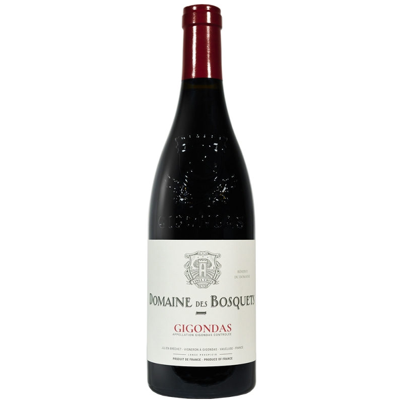 Vin rouge de Gigondas Bosquets cuvée réserve 2022