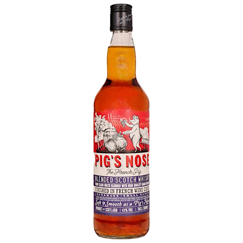 Whisky Blend d'Écosse Pig's Nose The French Pig