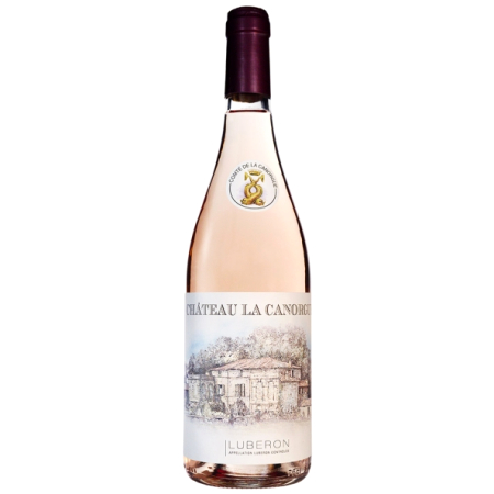 Vin rosé biologique du Luberon Château la Canorgue