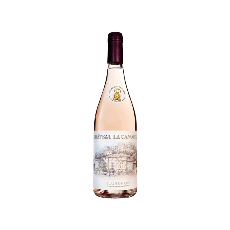 Vin rosé biologique du Luberon château la Canorgue