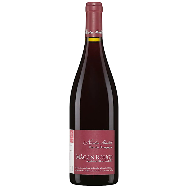 Vin rouge de Mâcon du domaine Nicolas Maillet