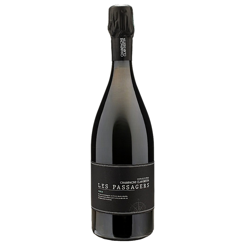 Vin blanc de Champagne Clandestin cuvée Fiole - Les Passagers