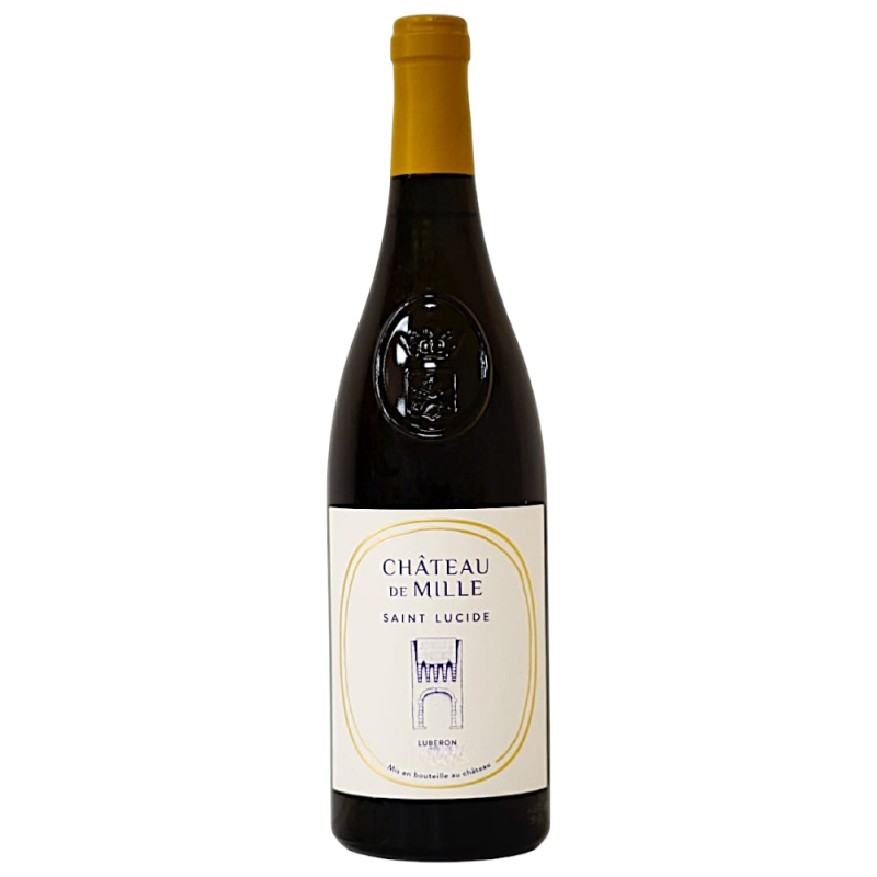 Vin blanc du Luberon du château de Mille, cuvée Saint Lucide