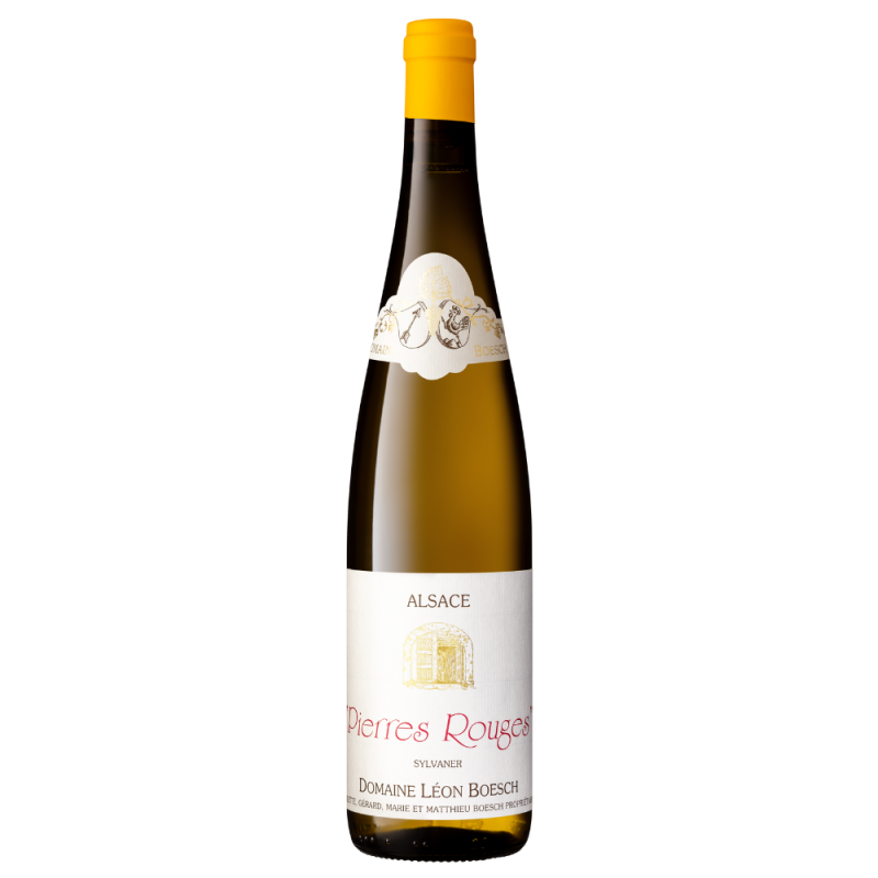 Vin blanc biologique d'Alsace Les Pierres Rouges du Domaine Léon Boesch
