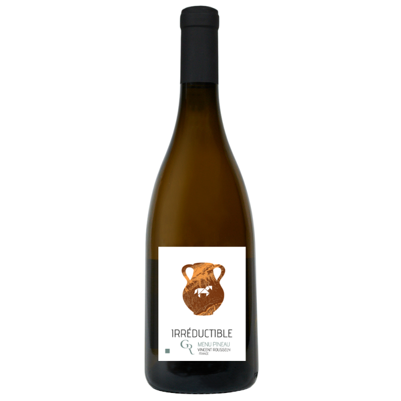 Vin blanc bio de Touraine Vincent Roussely cuvée Irréductible en Menu Pineau