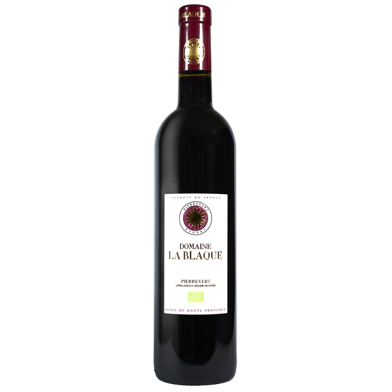 Vin rouge biologique de Pierrevert Domaine La Blaque