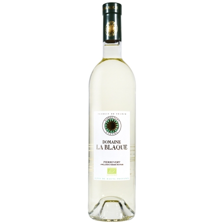Vin blanc biologique de Pierrevert domaine La Blaque