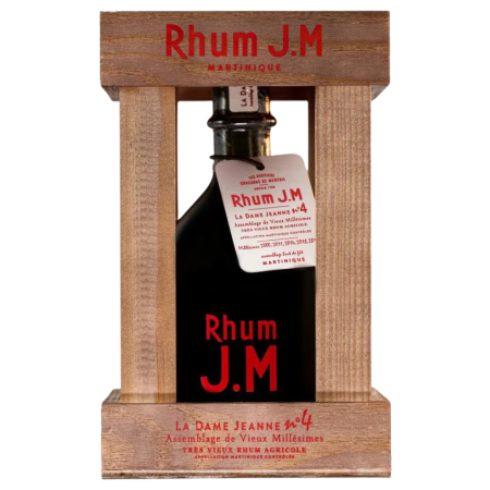 Rhum agricole de Martinique JM La Dame Jeanne N°4