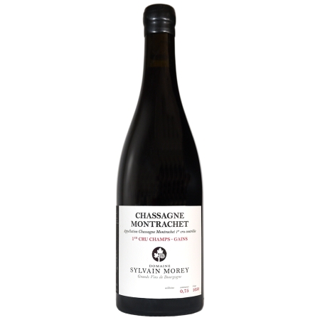 Vin rouge de Chassagne-Montrachet domaine Sylvain Morey Champs-Gains 1er cru