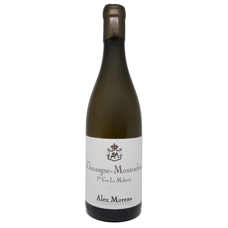 Vin blanc de Chassagne Montrachet du domaine Alex Moreau - La Maltroie