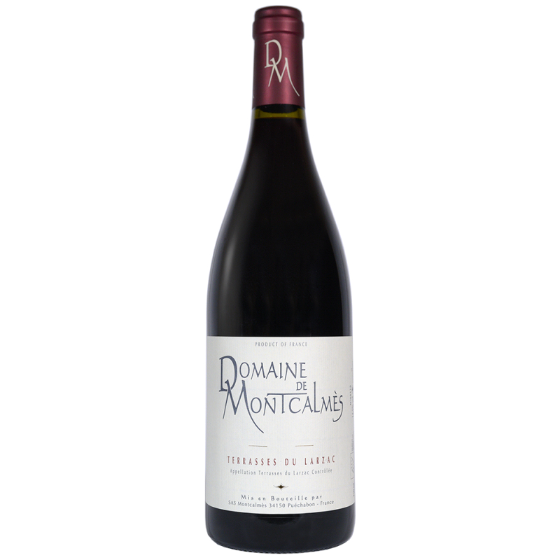 Vin rouge biologique des Terrasses du Larzac Montcalmès 2022