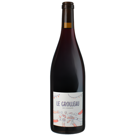 Vin rouge de la Loire, domaine Montgilet Cuvée Le Grolleau des Cousins