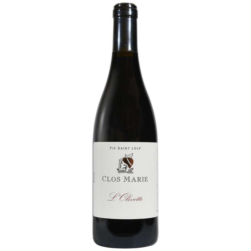 Vin rouge du Pic Saint Loup Clos Marie cuvée L'Olivette