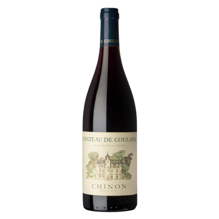 Vin rouge bio de Chinon Château de Coulaine