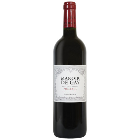 Vin rouge de Pomerol Manoir de Gay second vin de château Le Gay