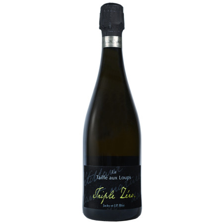 Vin blanc pétillant de Montlouis-sur-Loire La Taille aux Loups cuvée Triple zéro