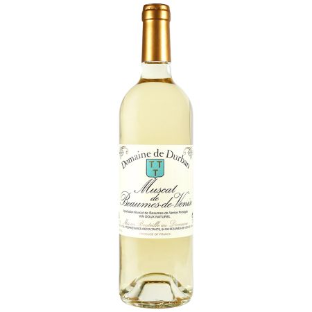 Vin blanc doux de Muscat Beaumes de Venise du domaine de Durban