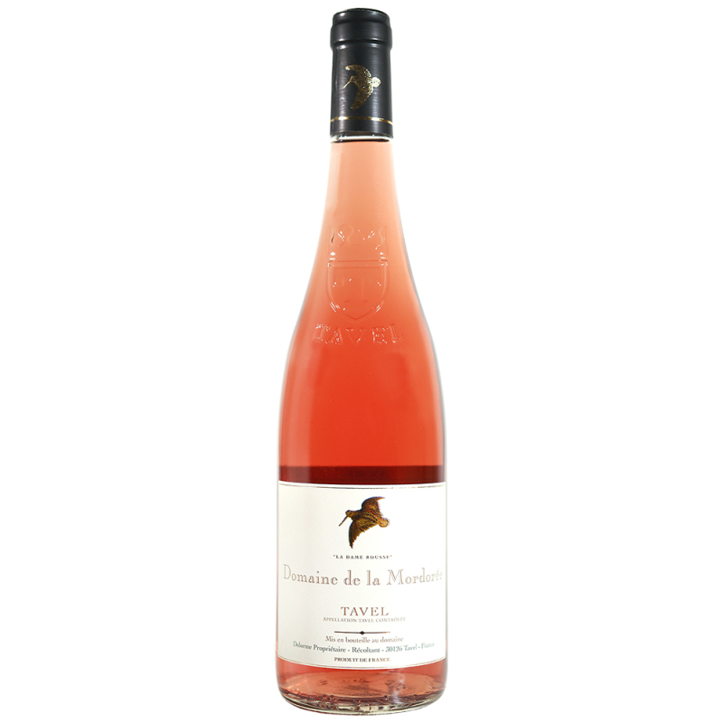 Vin rosé biologique de Tavel La Mordorée cuvée La Dame Rousse