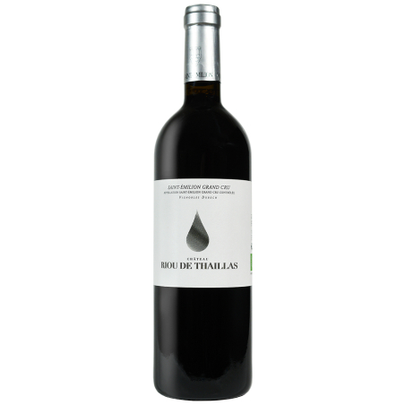 Vin rouge biodynamique de Saint-Emilion château Riou de Thaillas 2020