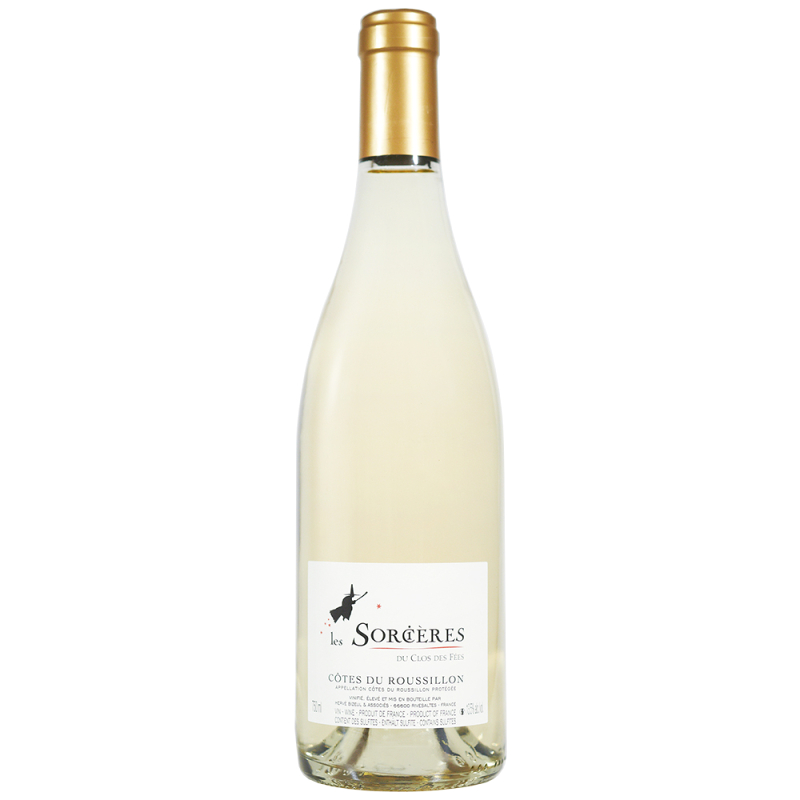 Vin blanc biologique d'IGP Cotes catalanes Clos des Fées Les sorcières 2024